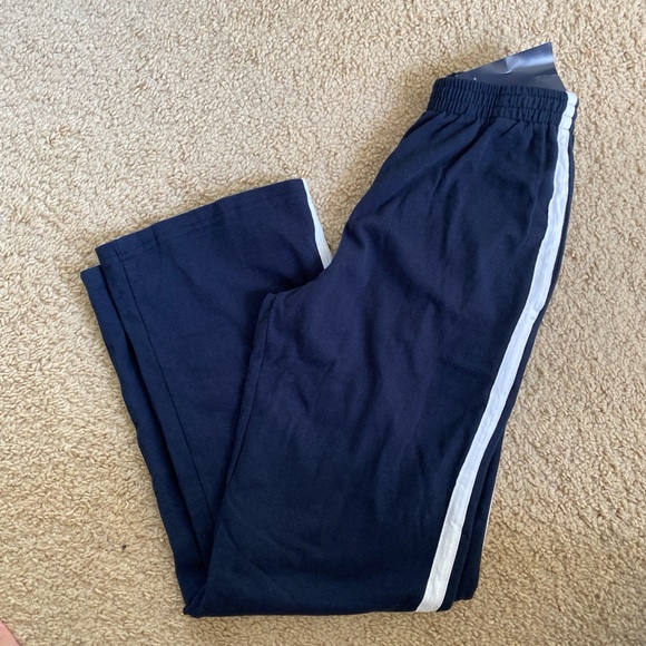 Brandy melville navy blue Anastasia side stripe sweatpants - Picture 5 of 5